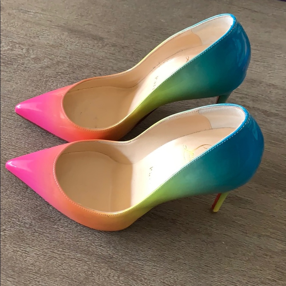 Christian Louboutin rainbow pump 36.5 - Picture 2 of 3